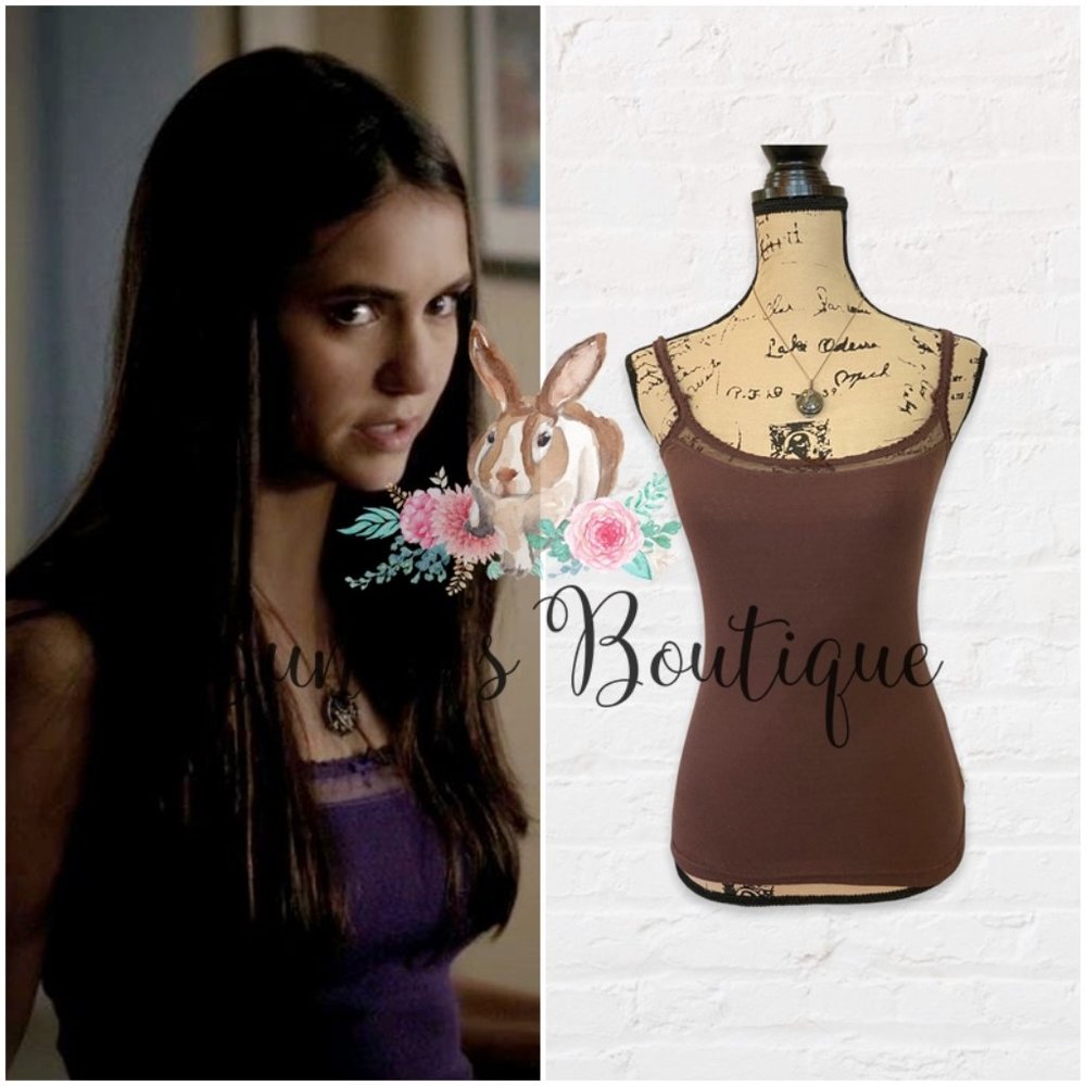 ALT Elena Gilbert Lei Lace Trim Camisole Sz L, XL